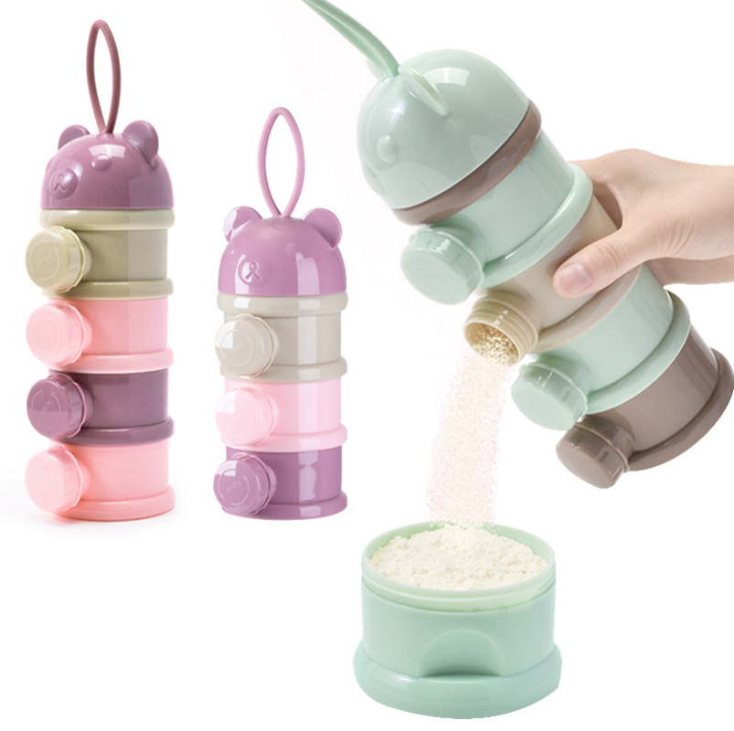 Baby Food Tracker - Storage Three/Four Tier Portable Food Container