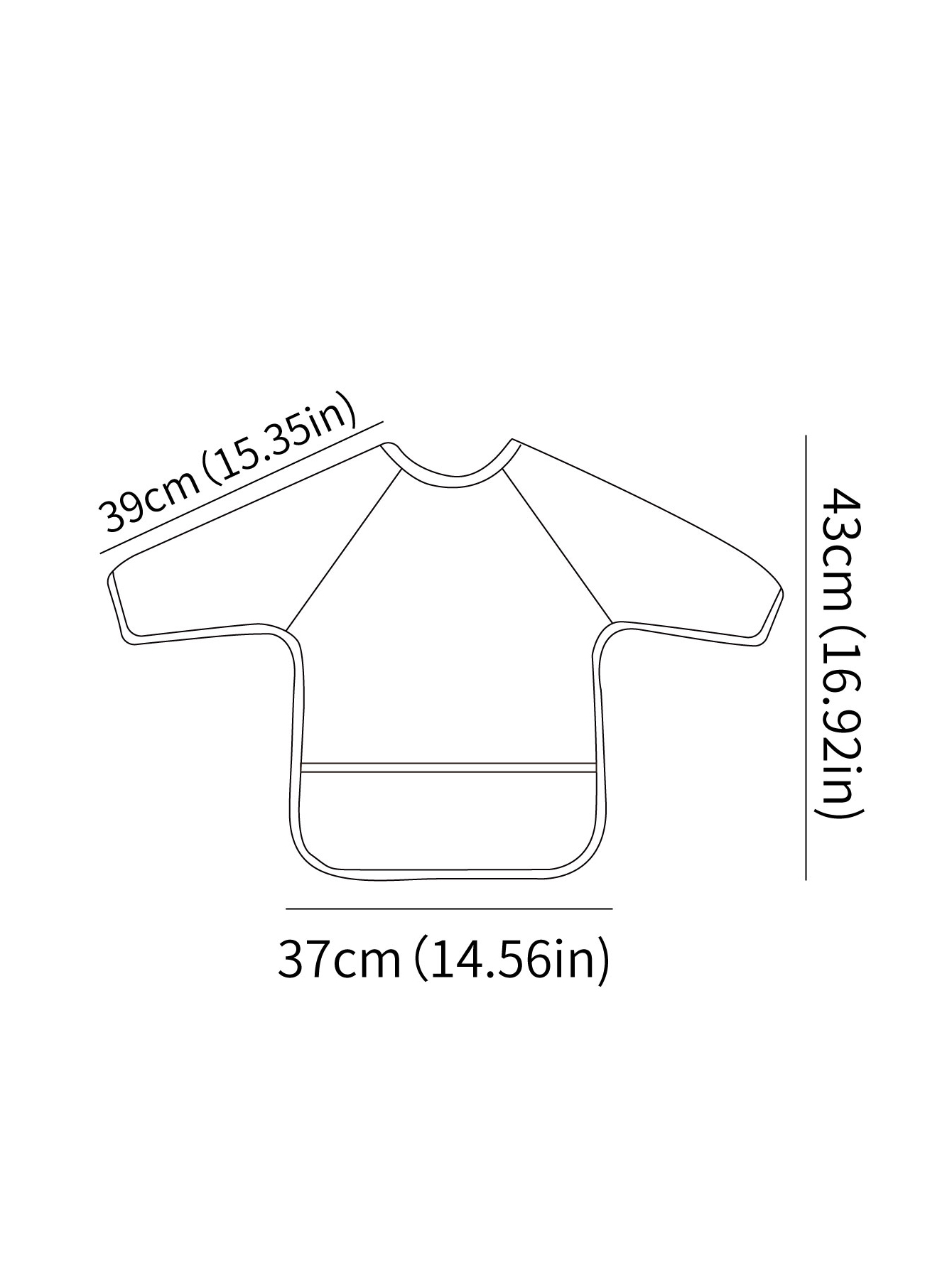 1 Pc Waterproof Baby Bibs Cute - огляд і ціна Bib Long Sleeve