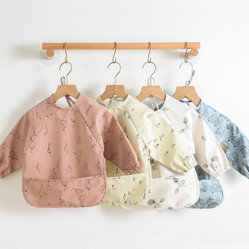 Long-sleeved PU reversible bib - огляд і ціна Bib Long Sleeve