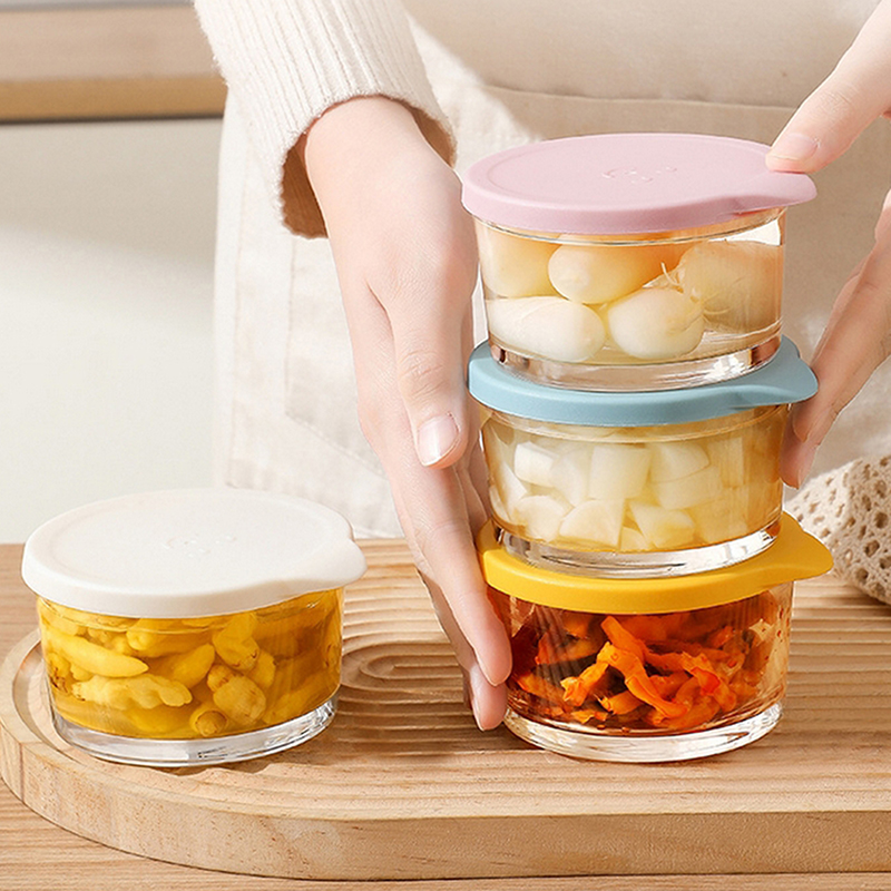 F】Microwave Safe Round Food St - огляд і ціна Baby Food Jars Glass