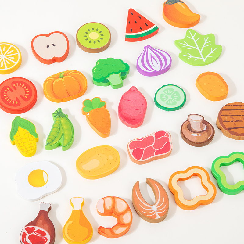 Wooden Simulation Salad Preten - огляд і ціна Baby Food Under 1 Year