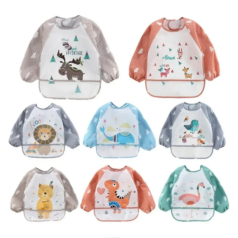 1/2Pcs Baby Long Sleeve Scarf  - огляд і ціна Bib Long Sleeve