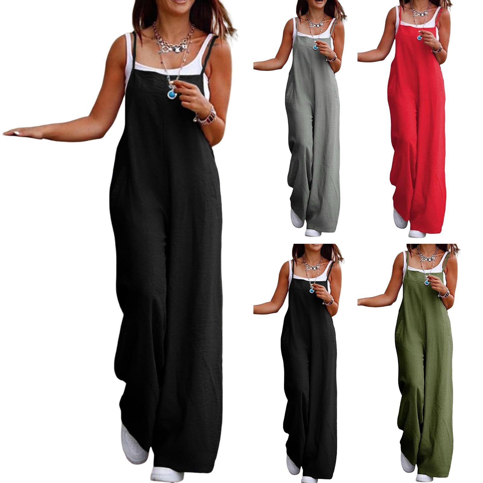 Casual Loose Jumpsuit Women Sp - огляд і ціна Bib Long Sleeve