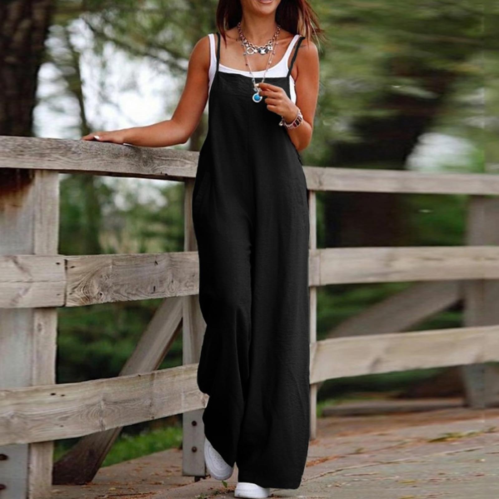 Casual Loose Jumpsuit Women Sp - огляд і ціна Bib Long Sleeve