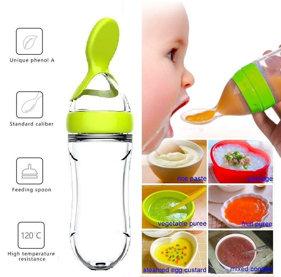 Squeezing Feeding Bottle Cup S - огляд і ціна Baby Food Zone