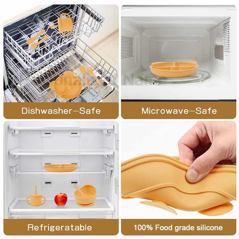 Baby Feeding Plate Sets Suctio - огляд і ціна Baby Food Tracker