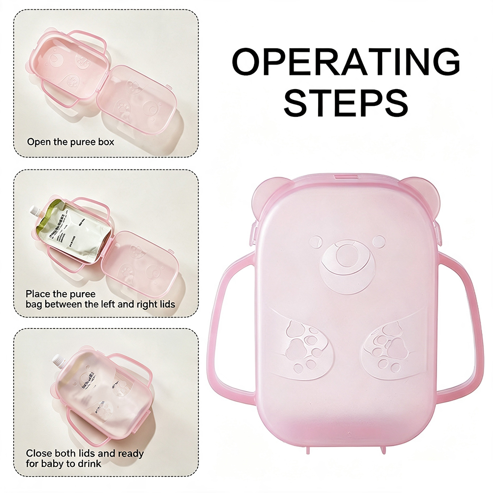 Squeeze Proof Pouch Holder Foo - огляд і ціна Baby Food Zone