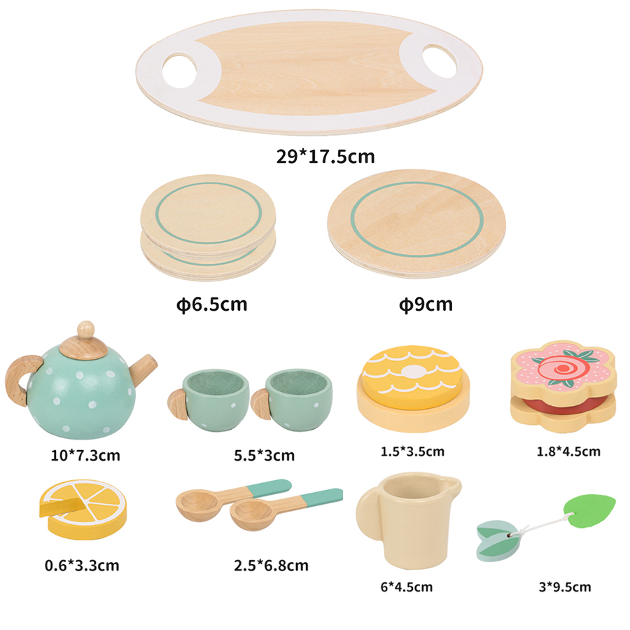 Wooden Afternoon Tea Set Toy P - огляд і ціна Baby Food Under 1 Year