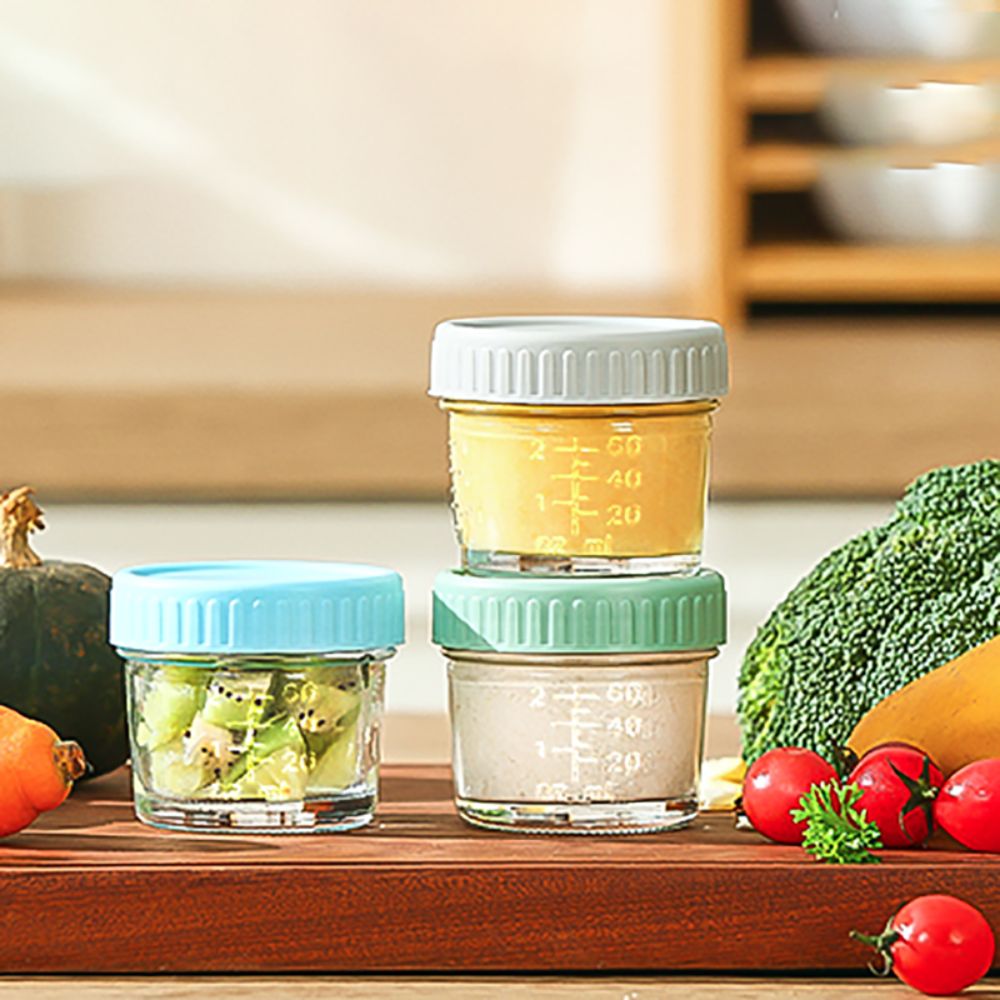 6pcs Multipurpose Glass Baby F - огляд і ціна Baby Food Jars Glass