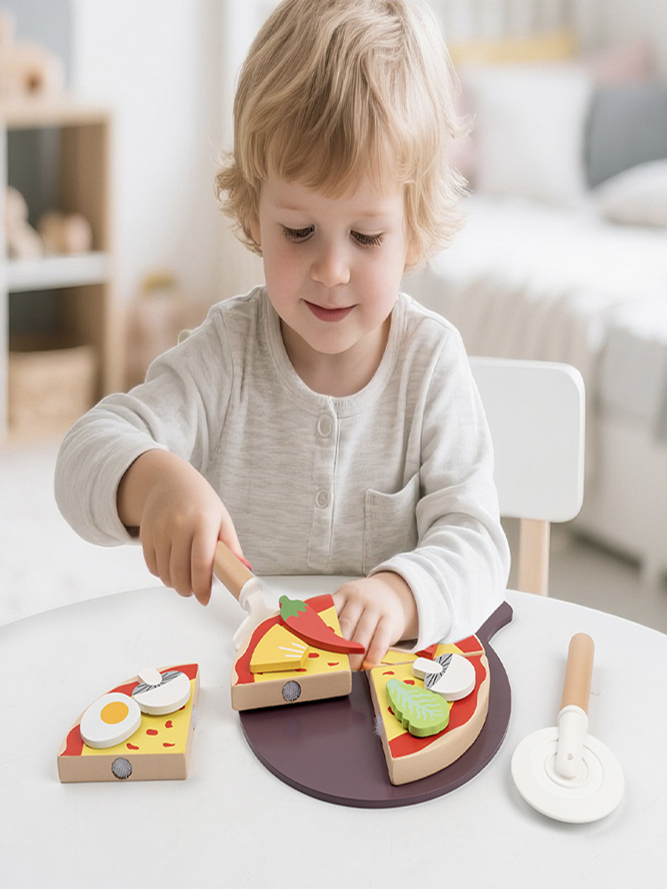 Kids Pizza Cutting Toy Montess - огляд і ціна Baby Food Under 1 Year