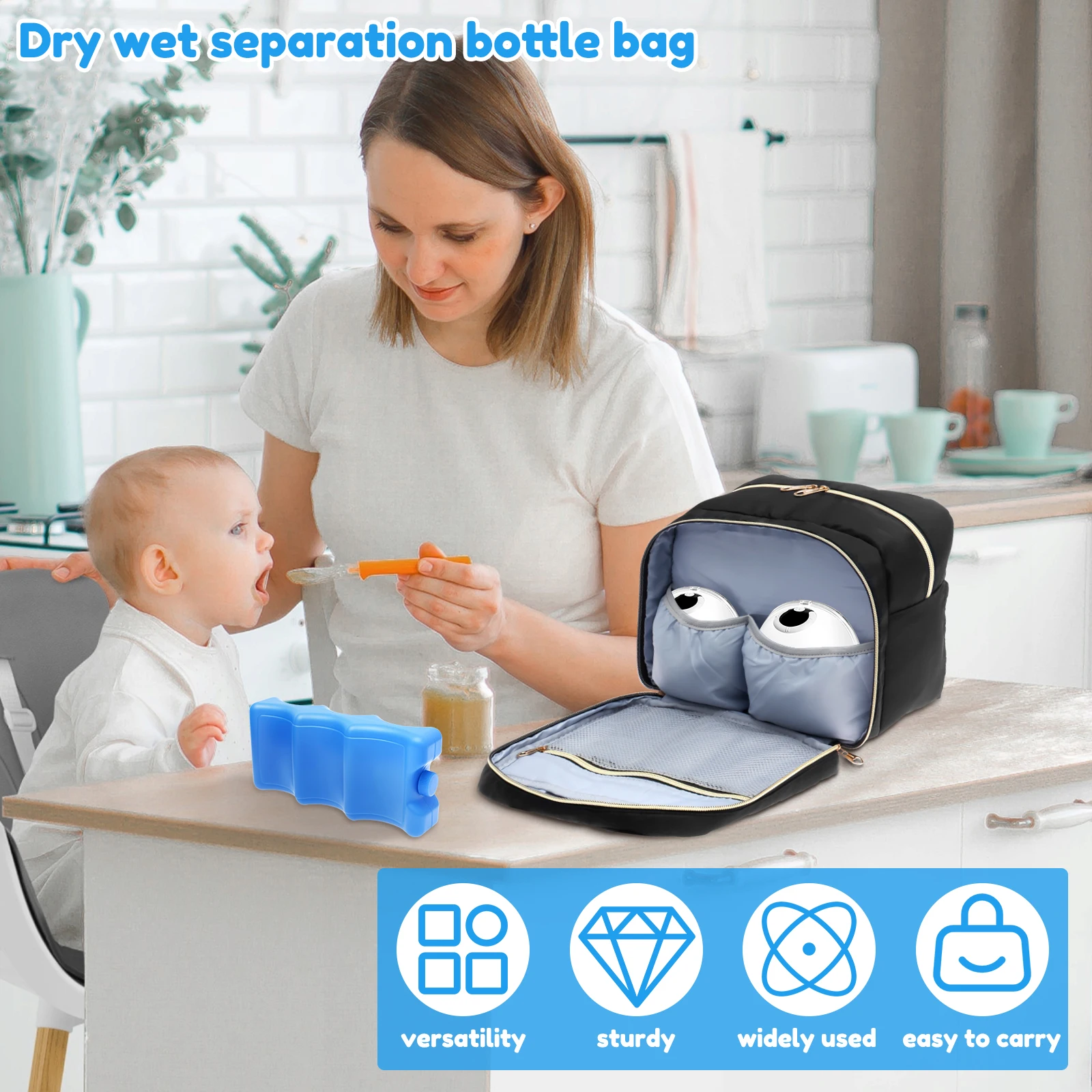 Breast Pump Storage Bag with I - огляд і ціна Baby Food For Travelling