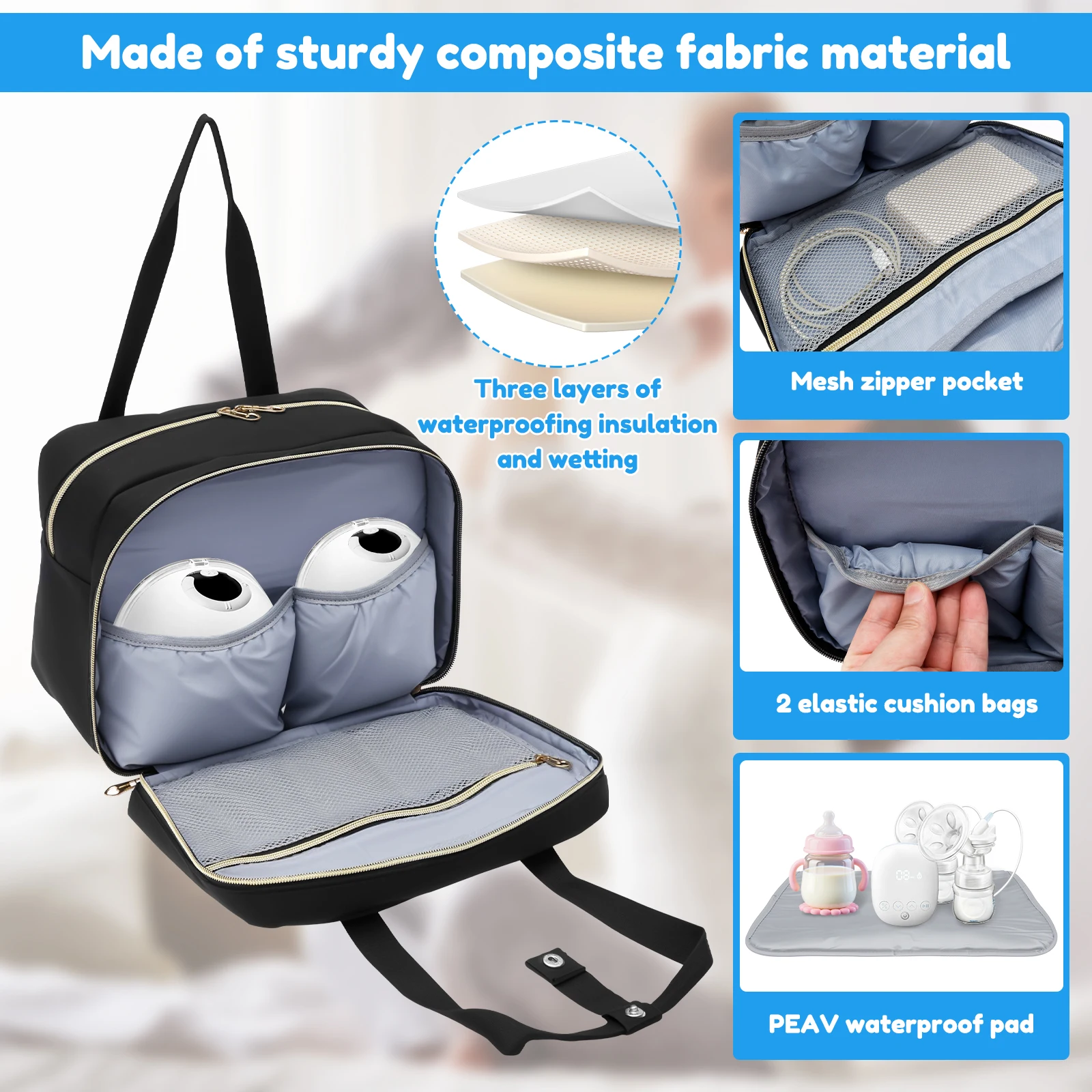Breast Pump Storage Bag with I - огляд і ціна Baby Food For Travelling
