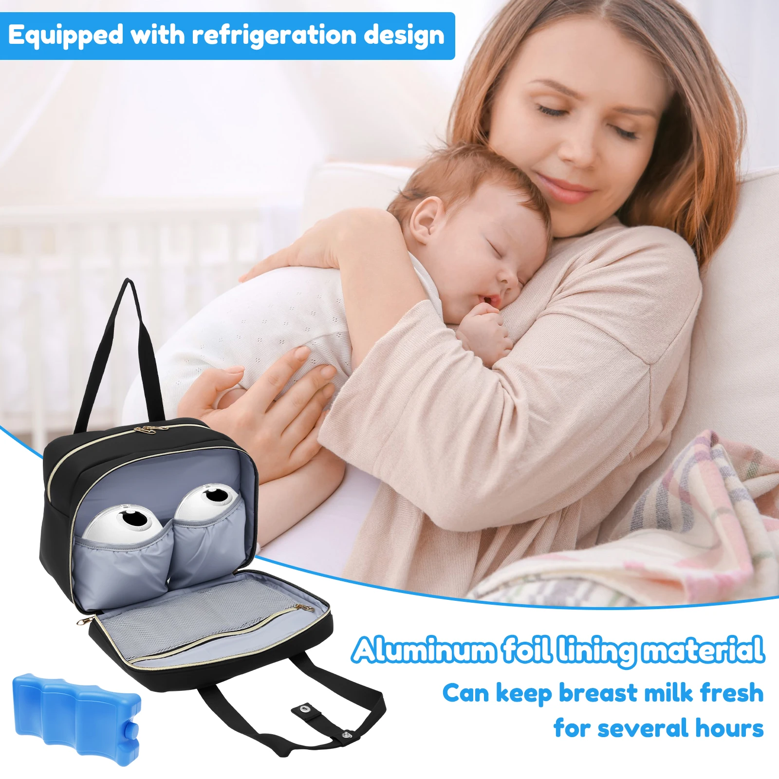 Breast Pump Storage Bag with I - огляд і ціна Baby Food For Travelling