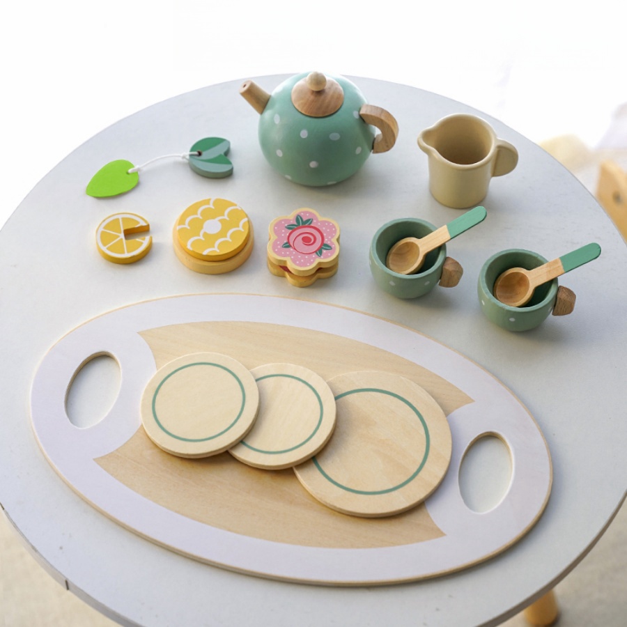 Wooden Tea Set For Little Girl - огляд і ціна Baby Food Under 1 Year