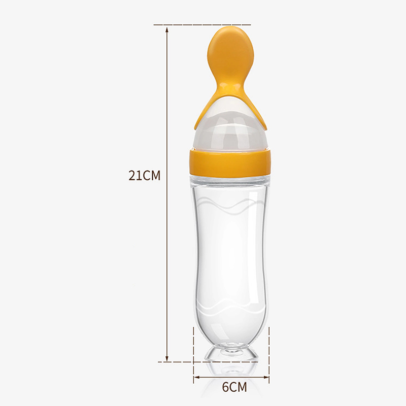 Squeezing Feeding Bottle Silic - огляд і ціна Baby Food Zone