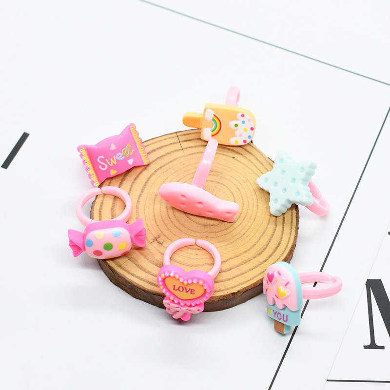 20pcs/lot Cute Kids Rings Cand - огляд і ціна Baby Food Tracker
