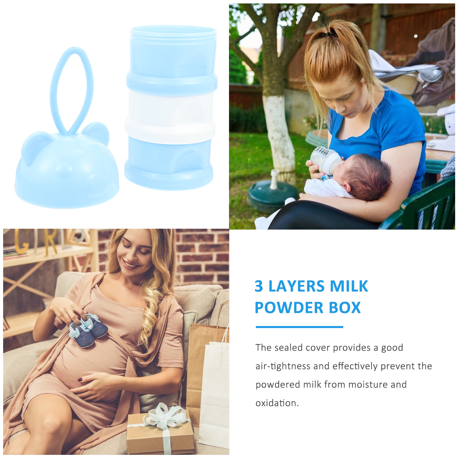 3 Layers Milk Powder Box Porta - огляд і ціна Baby Food For Travelling