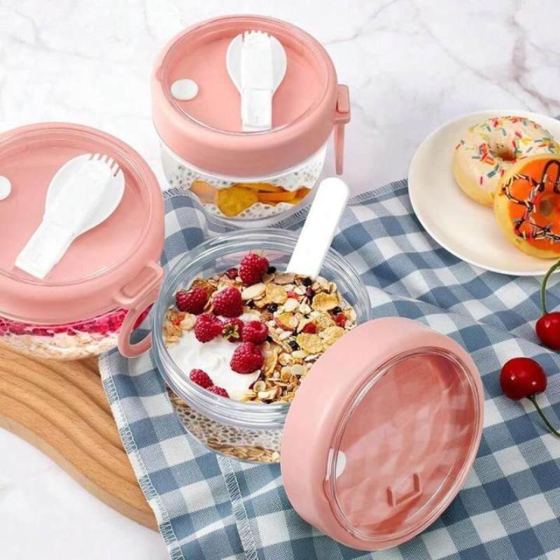 Large Capacity Salad Oatmeal C - огляд і ціна Baby Food Jars Glass