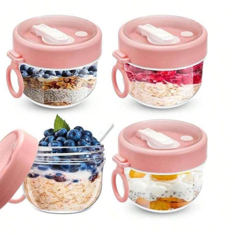 Large Capacity Salad Oatmeal C - огляд і ціна Baby Food Jars Glass
