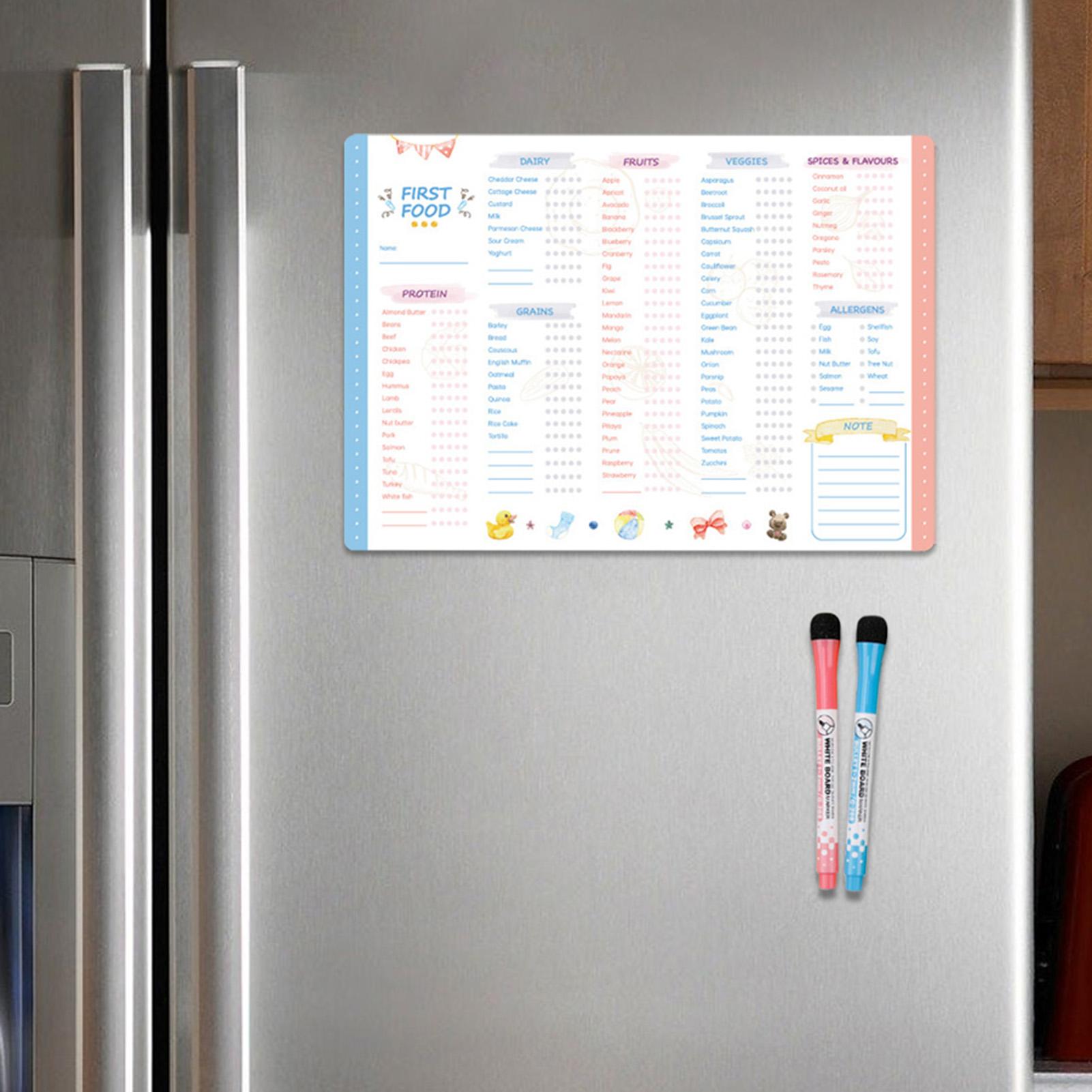 First Foods Chart Magnetic Bab - огляд і ціна Baby Food Tracker