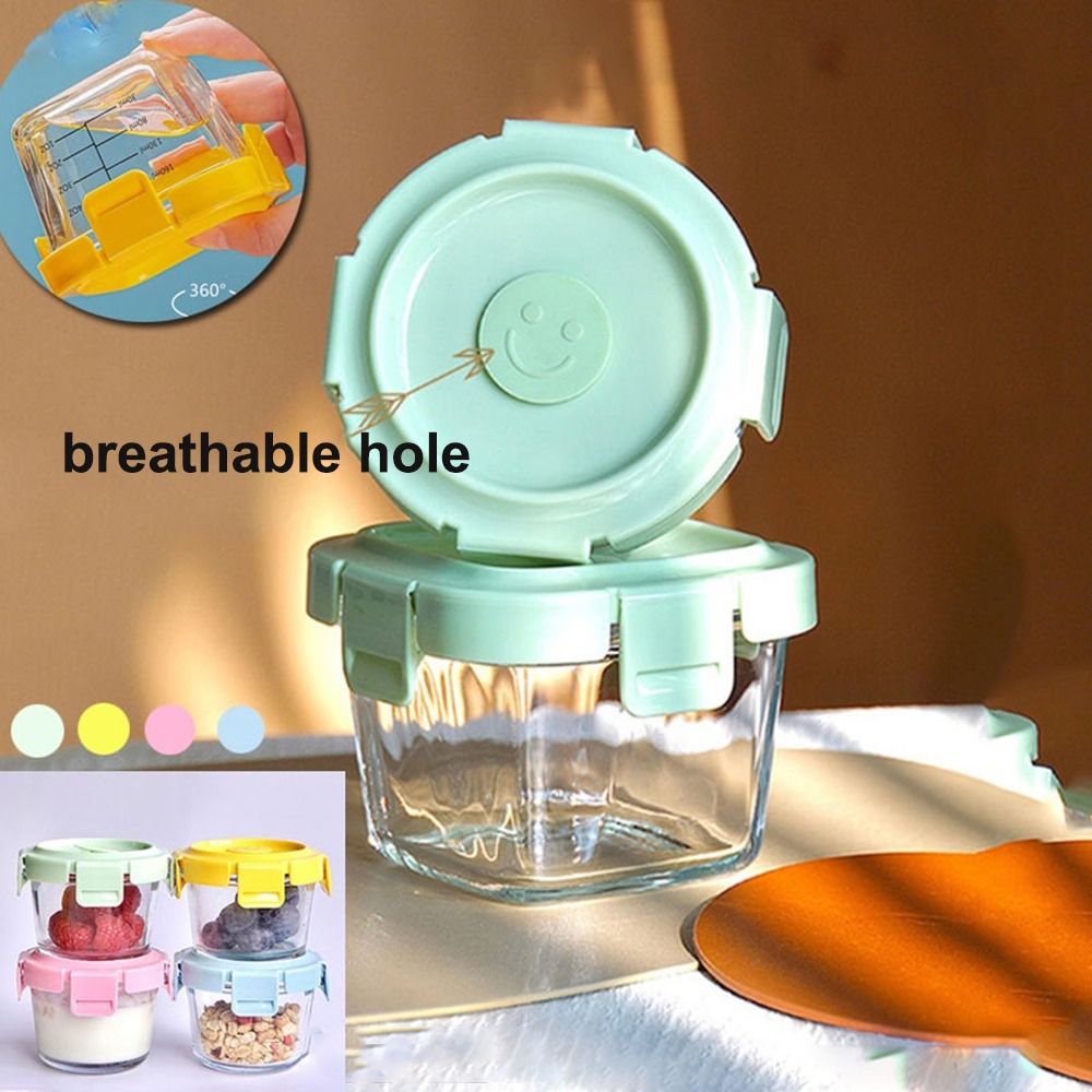 Simple 170ml Food Storage Box  - огляд і ціна Baby Food Jars Glass