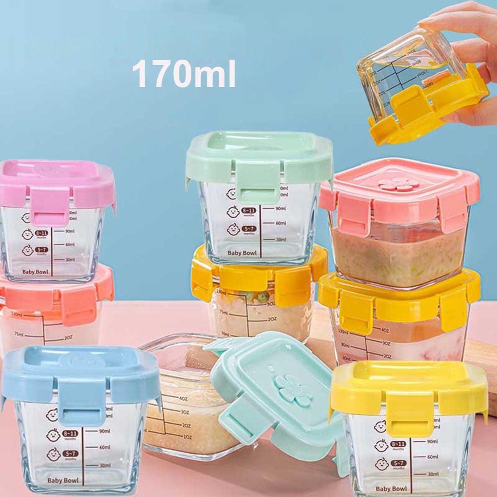 170ml Glass Food Storage Box F - огляд і ціна Baby Food Jars Glass