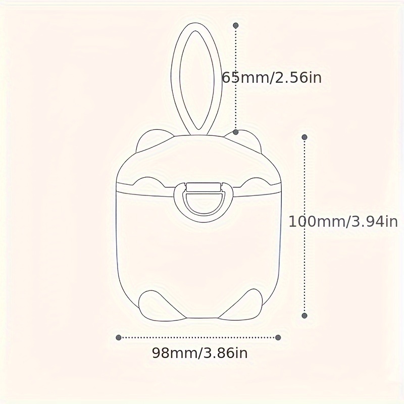 1pc Portable Four-Layer Milk P - огляд і ціна Baby Food Zone