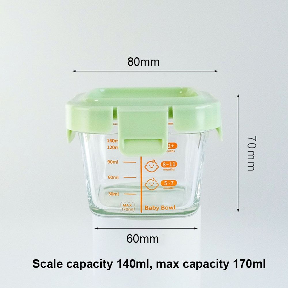 New 170ml Food Storage Box Gla - огляд і ціна Baby Food Jars Glass