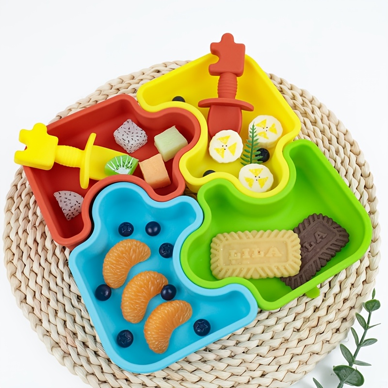 6pcs/Set baby Silicone Feeding - огляд і ціна Baby Food Dinner