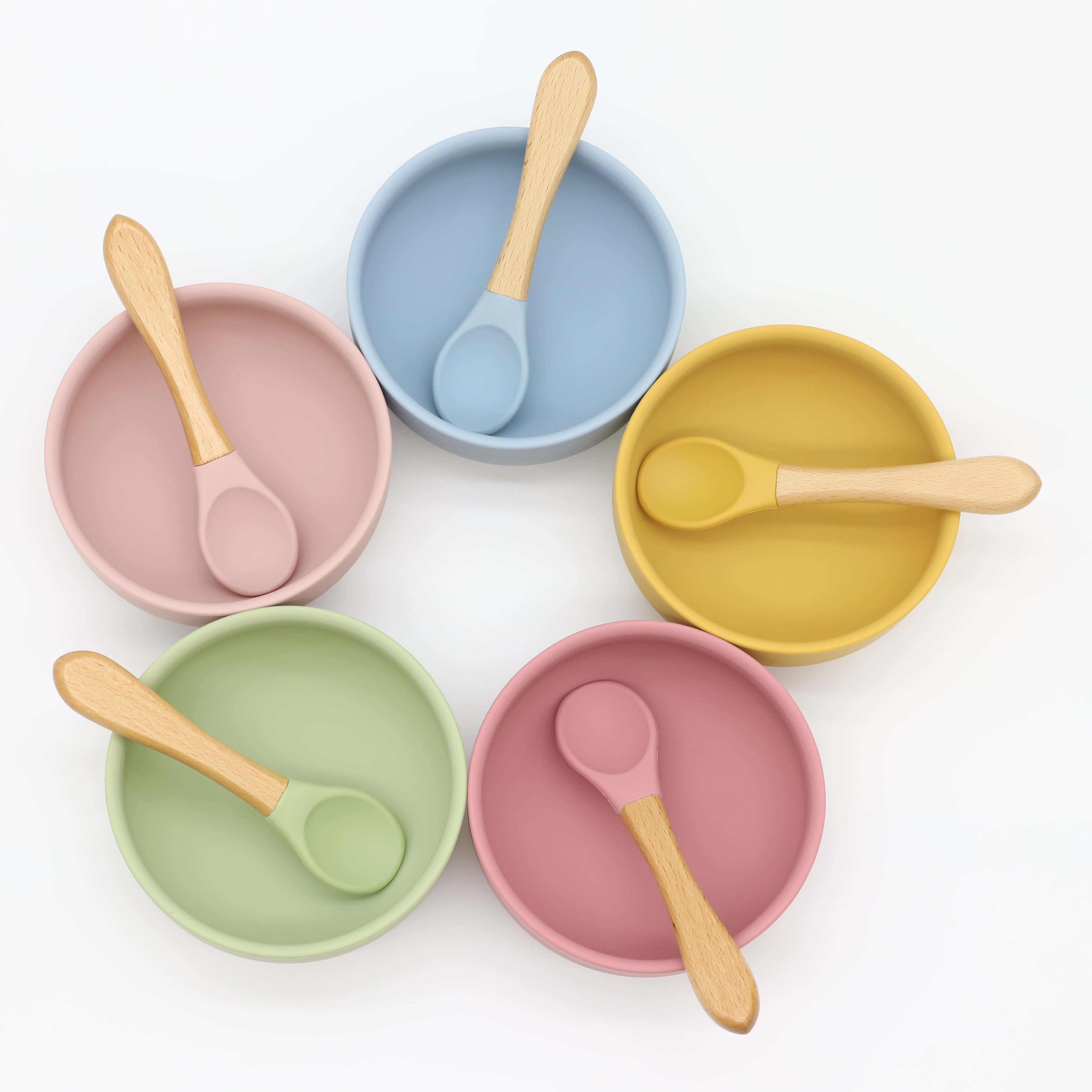 Silicone bowl with suction cup - огляд і ціна Baby Food Dinner