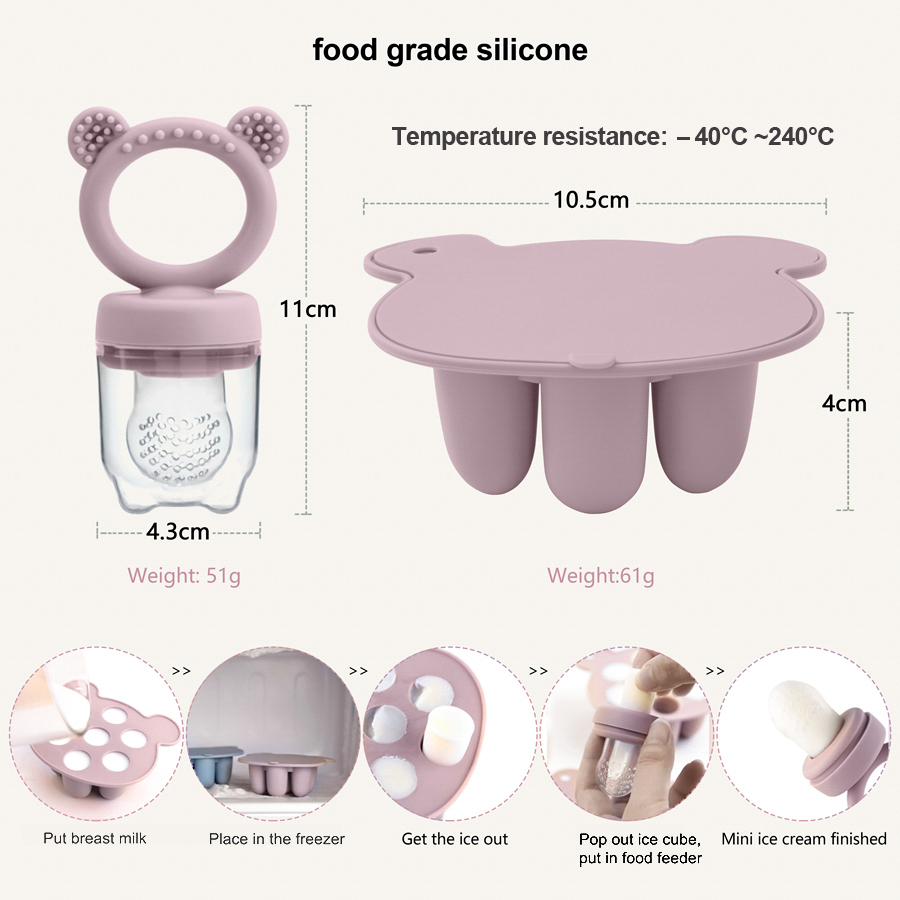 Baby Ice Cream Pops Silicone M - огляд і ціна Baby Food Zone