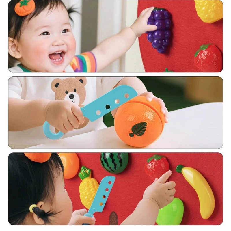 Baby Felt Board Play Food Toys - огляд і ціна Baby Food Under 1 Year