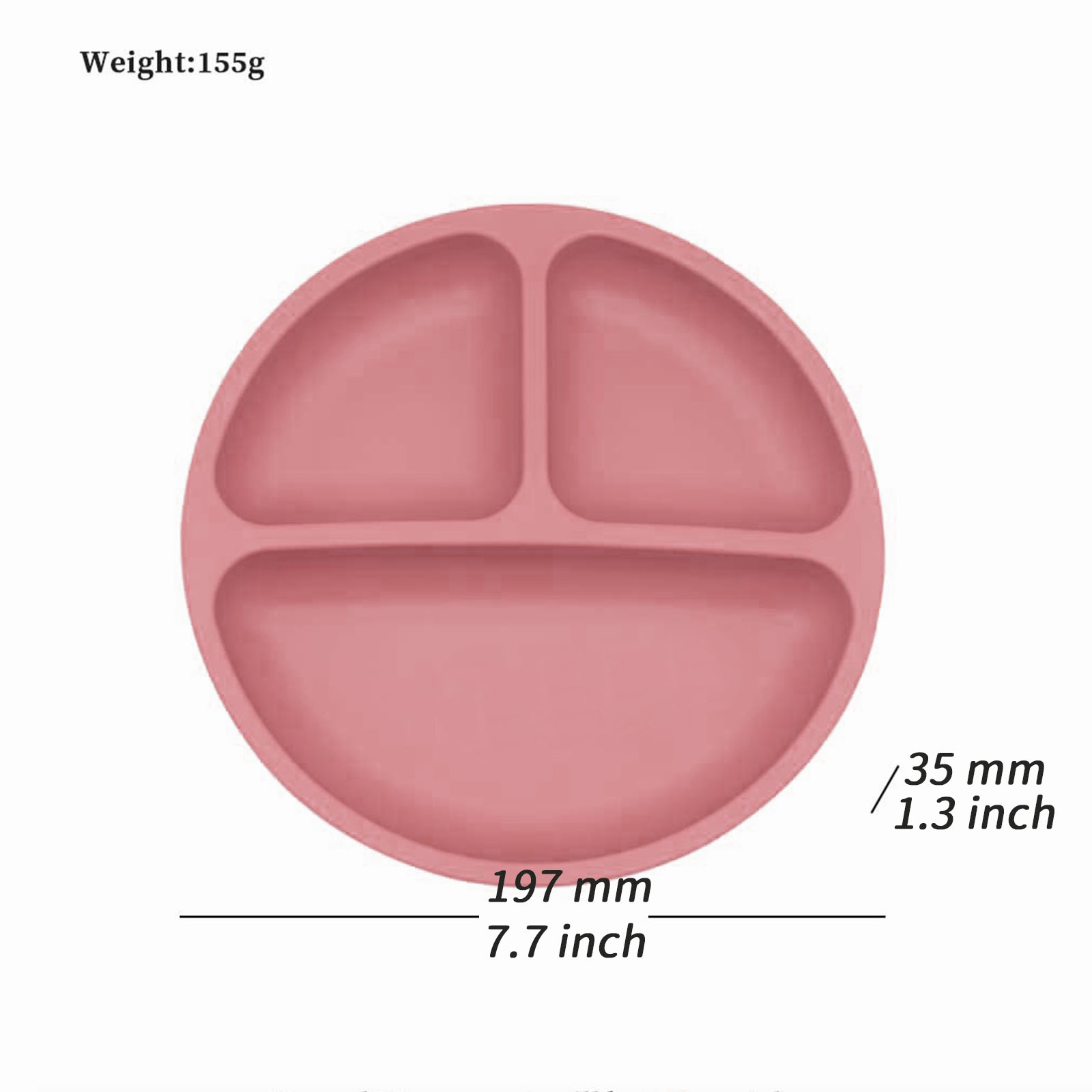 Food grade silicone split plat - огляд і ціна Baby Food Dinner