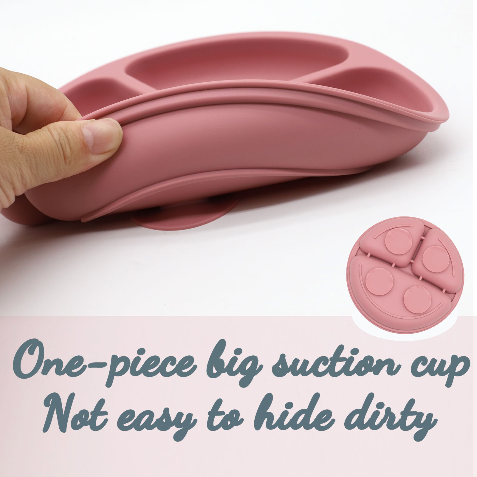 Food grade silicone split plat - огляд і ціна Baby Food Dinner